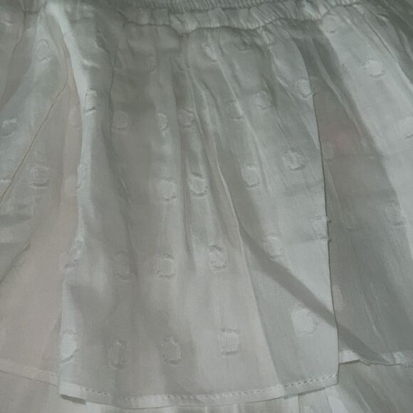 Minkpink Revolve Whitewash Crop Top & Mini Skirt Size Large NWT - Picture 11 of 16